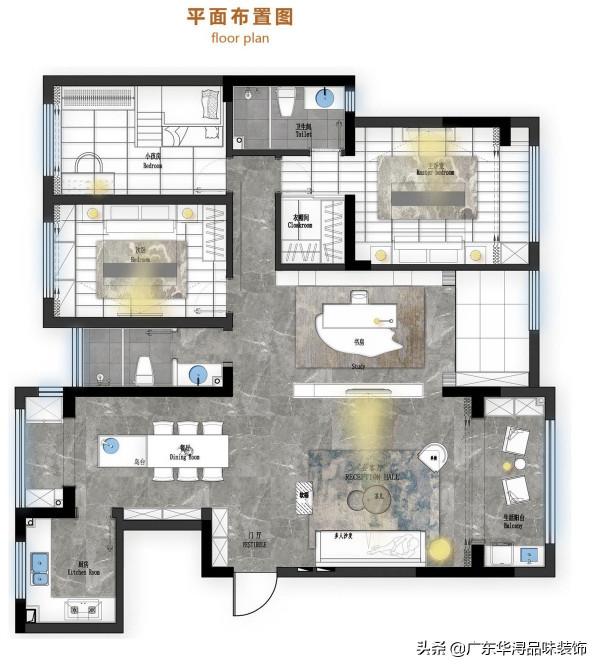 145平現代風格藝術空間,開放式書房效果真的好棒 145平現代風格藝術空間,開放式書房效果真的好棒