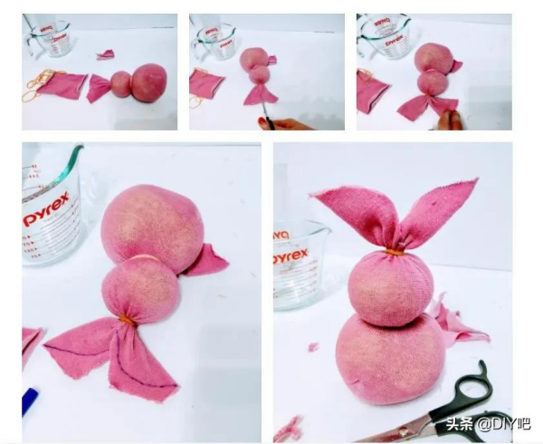 教程丨與孩子一起玩的手工,5分鐘做一隻呆萌兔 教程丨與孩子一起玩的手工,5分鐘做一隻呆萌兔