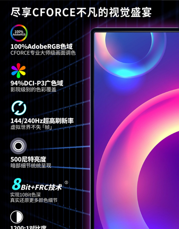 CFORCE高刷電競便攜屏 歷史最低價格