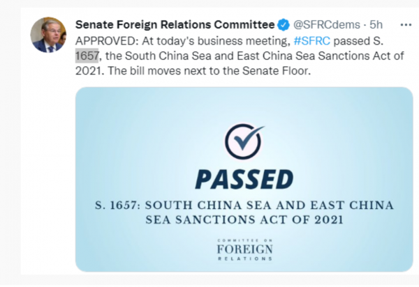 為博眼球瘋狂挑釁!美反華議員推“南海東海制裁”惡法,專家:背後都是政治私利 為博眼球瘋狂挑釁!美反華議員推“南海東海制裁”惡法,專家:背後都是政治私利