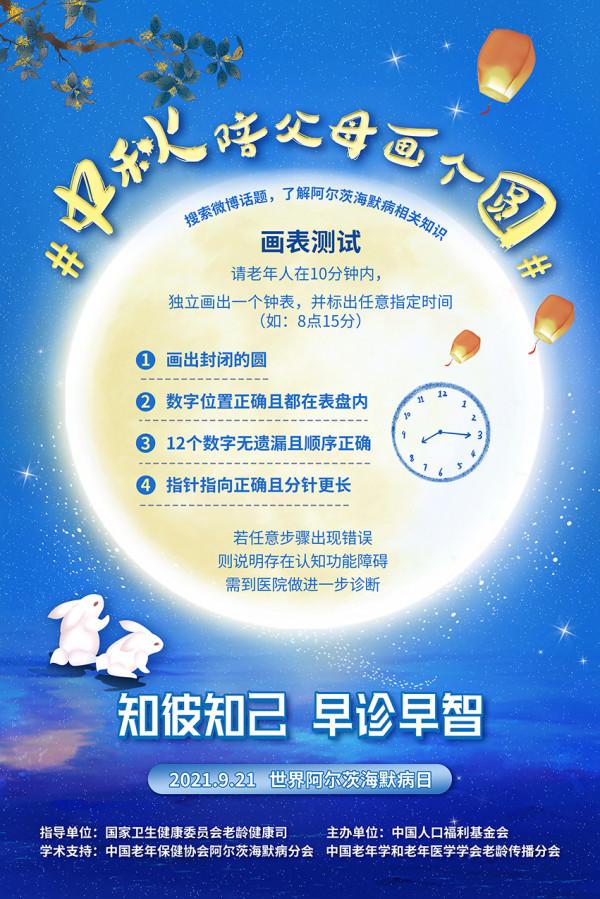 中秋節陪父母“畫時鐘”可測試阿爾茨海默病早期風險 中秋節陪父母“畫時鐘”可測試阿爾茨海默病早期風險