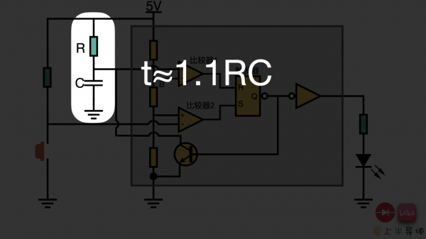不用微控制器,用555實現定時器的功能 不用微控制器,用555實現定時器的功能