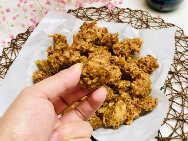 炸丸子別總加蔬菜和肉，教你河南特色“貓頭丸”，一口一個嘎嘣脆