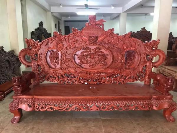 九龍八馬寶鼎沙發、緬花毛胚、佳品