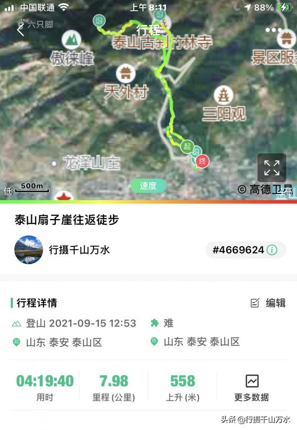 泰山扇子崖徒步遊記，往返5小時探訪泰山第一險峰，門票僅需2.5元