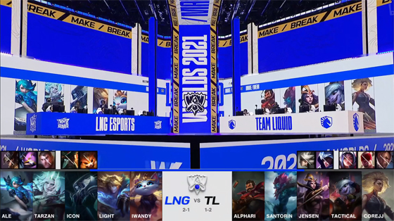 LOL-S11小組賽：icon麗桑卓對線被爆，TL抓崩中路復仇戰勝LNG
