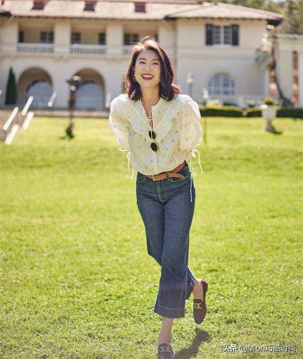 40歲左右的女人，褲子儘量不要穿闊腿褲和無痕褲，其實這些更時髦