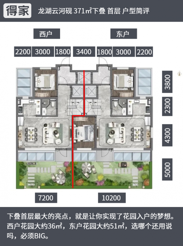 7.2m面寬客廳+7.2m面寬主臥 的4居 總價只要700萬