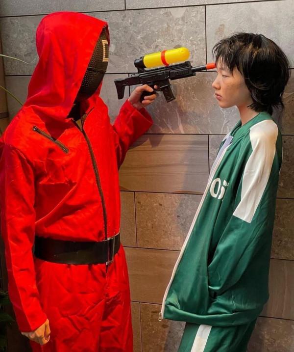 小S一家可塑性真強！神還原魷魚遊戲的角色，讓人雞皮疙瘩都起來