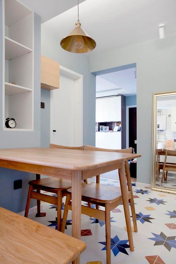 融合多種風格的三口之家，溫馨又實用，讓人極度舒適