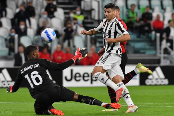 意甲-莫拉塔奔襲破門 雷比奇扳平 尤文1-1米蘭四輪不勝