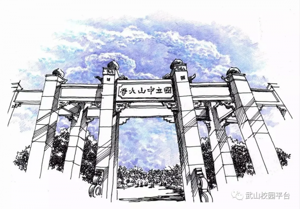 中國大學校門手繪，快來看有沒有你的大學