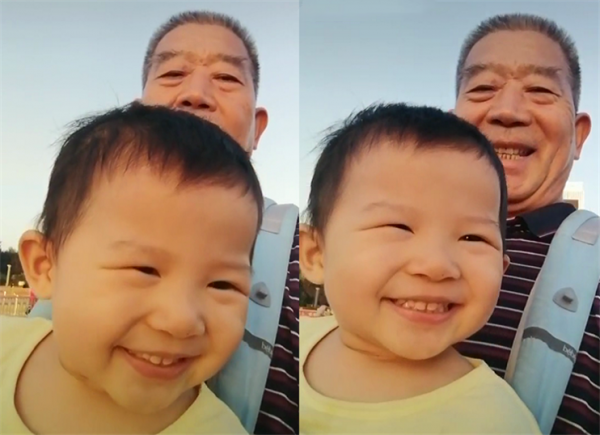 “天賜寶寶”已經2歲了，老兩口曾坦言吃穿不愁，如今帶娃賺錢？