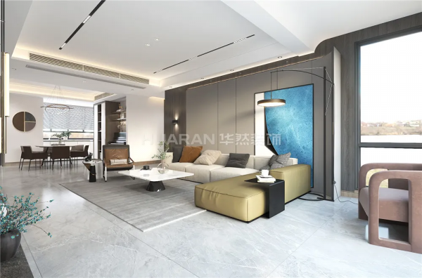 152㎡現代四居，簡約大氣的家，點亮格調的生活