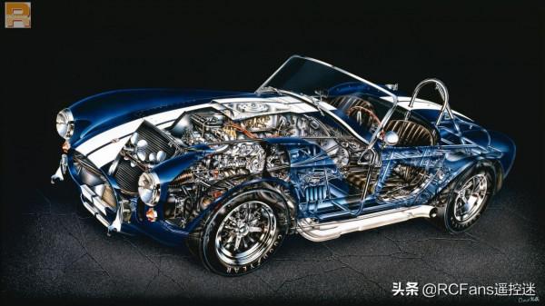 KYOSHO MINI CAR &amp; BOOK Shelby Cobra 靜態車模
