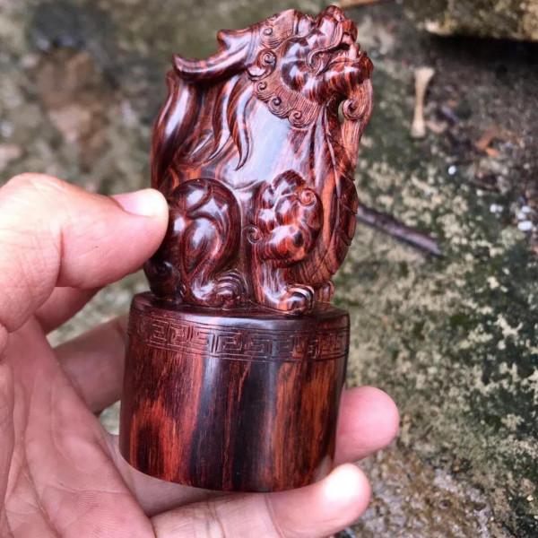 海黃紫油梨老料招財貔貅