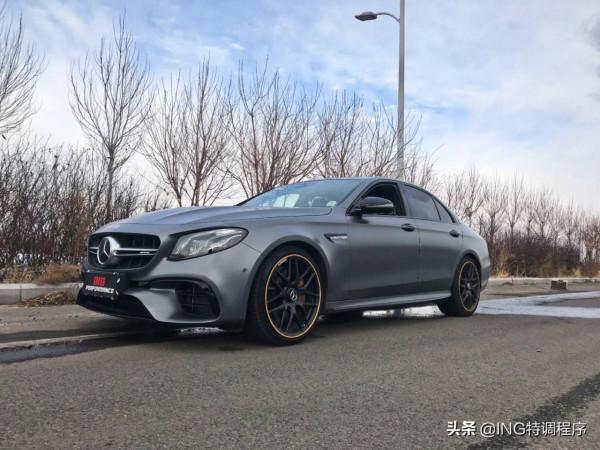 19款賓士E63s刷ecu升級ING特調，2.9s破百詮釋“扮豬吃老虎”