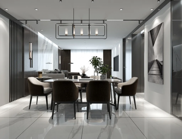 金地樾檀山丨148㎡現代風裝修,黑白灰搭配,愜意且自在 金地樾檀山丨148㎡現代風裝修,黑白灰搭配,愜意且自在