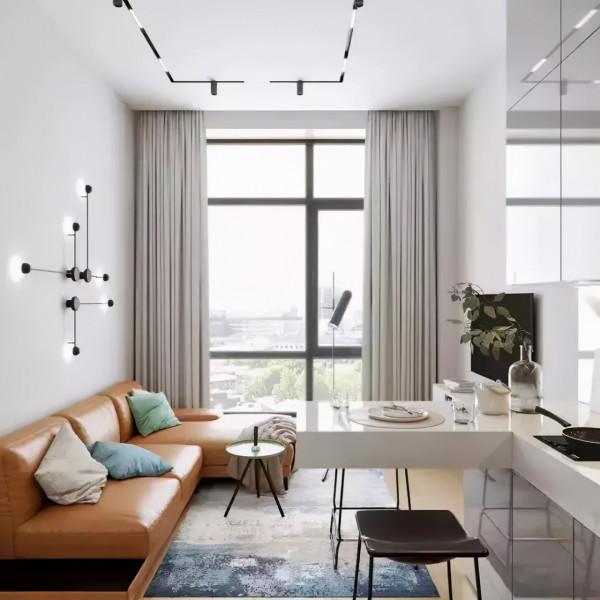 小戶型沒有餐廳？不妨學學人家這樣設計，既方便又省空間