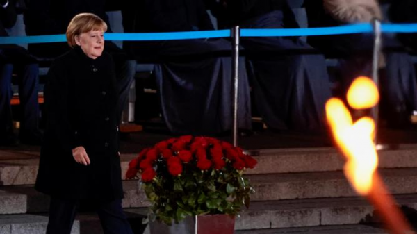 默克爾夫人在火炬儀仗告別儀式上的講話