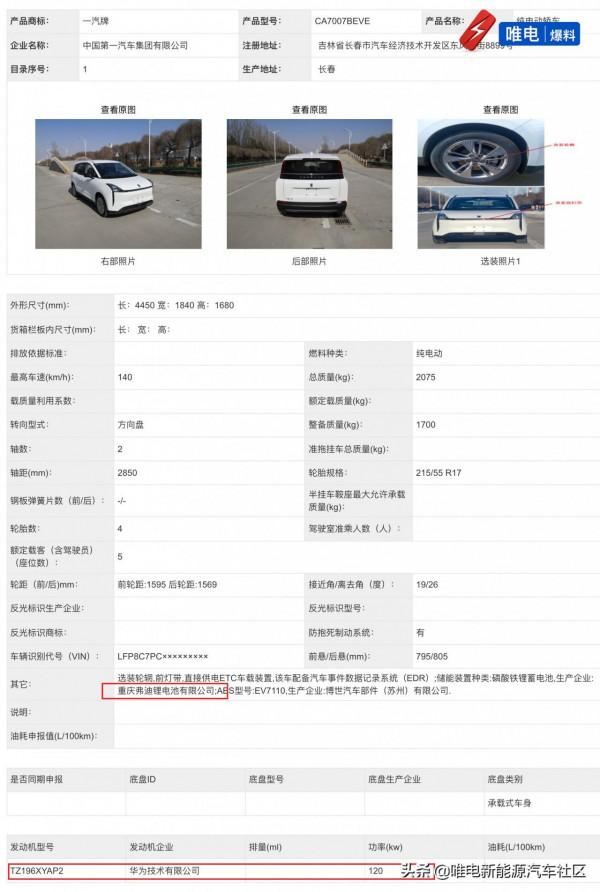 工信部第351批新能源新車：敞篷宏光MINI來了，尤拉芭蕾貓也來了