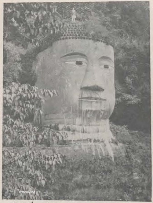 從老照片看百年前的樂山大佛 從老照片看百年前的樂山大佛