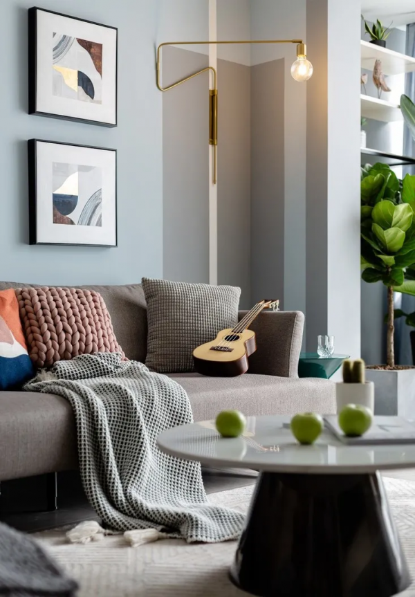 80㎡簡約新房,餐廳、書房、客臥三合一,高顏值拼色牆時髦有腔調 80㎡簡約新房,餐廳、書房、客臥三合一,高顏值拼色牆時髦有腔調