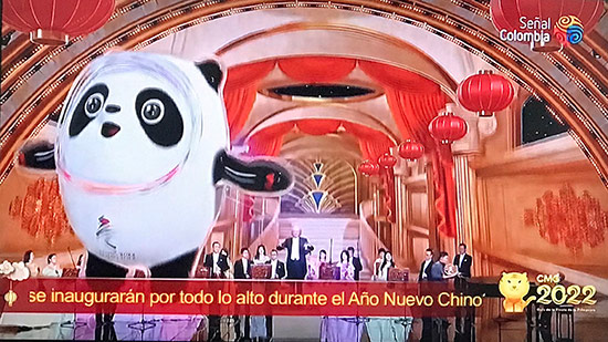 央視春晚精編版亮相哥倫比亞國家電視臺