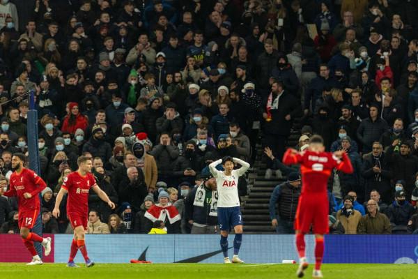 足球——英超:利物浦平熱刺 足球——英超:利物浦平熱刺