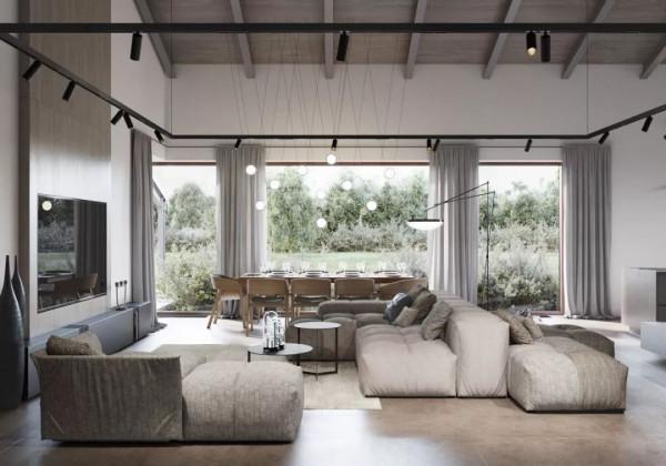 客餐廳一體化設計正流行，用窗點亮你的空間