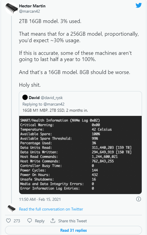 你的SSD在蘋果電腦上的損耗要更大? 你的SSD在蘋果電腦上的損耗要更大?