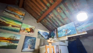 白天收廢品、晚上畫油畫！48歲的安徽大叔在出租屋裡偷偷幹了17年