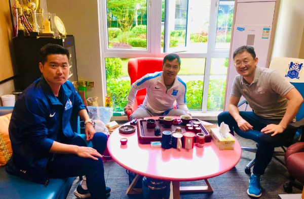 孫繼海拜訪廣州城,並非只為與肇俊哲敘舊 孫繼海拜訪廣州城,並非只為與肇俊哲敘舊