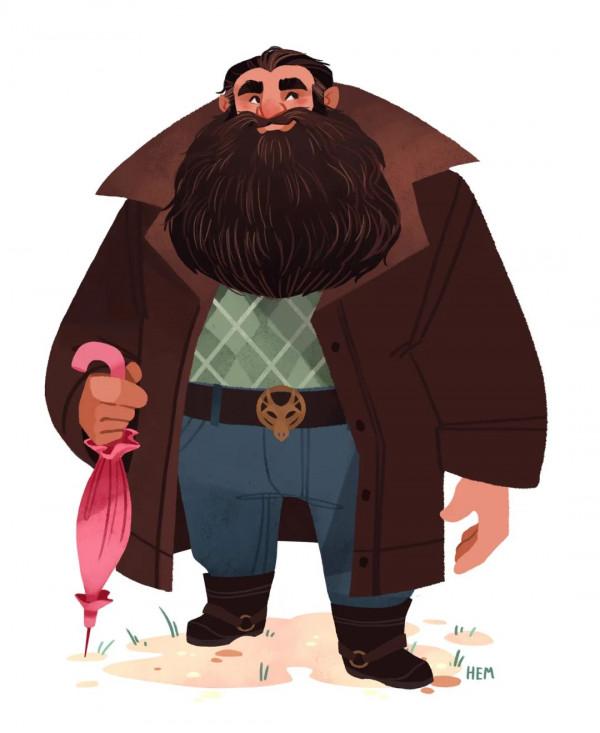 她筆下的畫就和迪士尼動畫一樣治癒 她筆下的畫就和迪士尼動畫一樣治癒