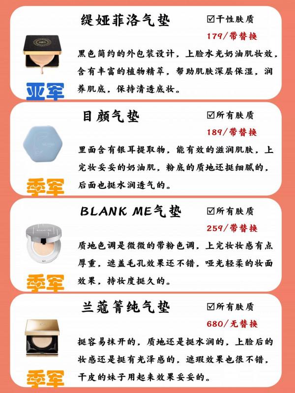 這些氣墊你知道嗎？