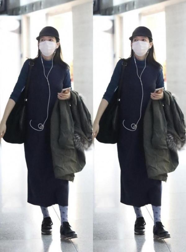 詠梅不刻意扮嫩的樣子太美了，雖然是素顏出鏡，卻依舊美得出眾