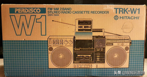 日立 HITACHI TRK-W1分體式立體聲音響 雙卡帶機收錄機 日立 HITACHI TRK-W1分體式立體聲音響 雙卡帶機收錄機