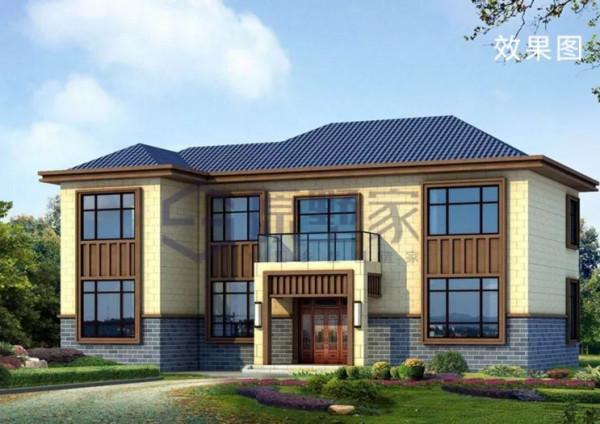 兩層新中式別墅圖紙，7室4廳2廚4衛，來看看實不實用