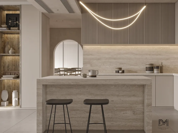 開州金科財富中心180㎡侘寂風，質樸而自然