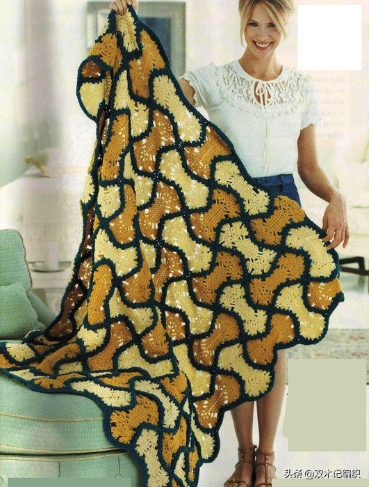 分享幾款很實用的手工蓋毯，有鉤有織的毯子