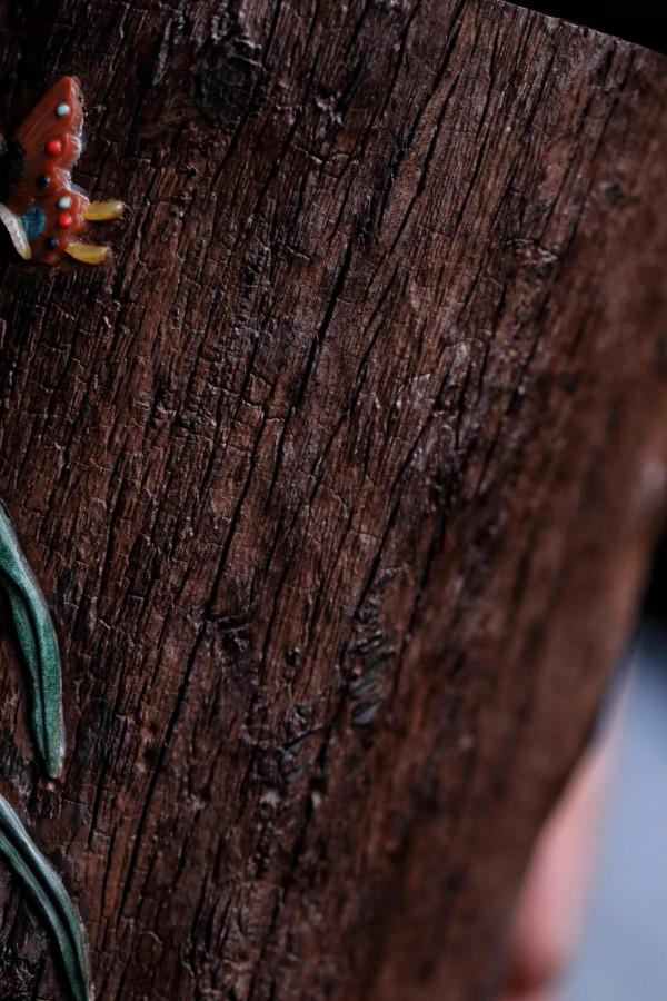 印度小葉紫檀 | 筆筒