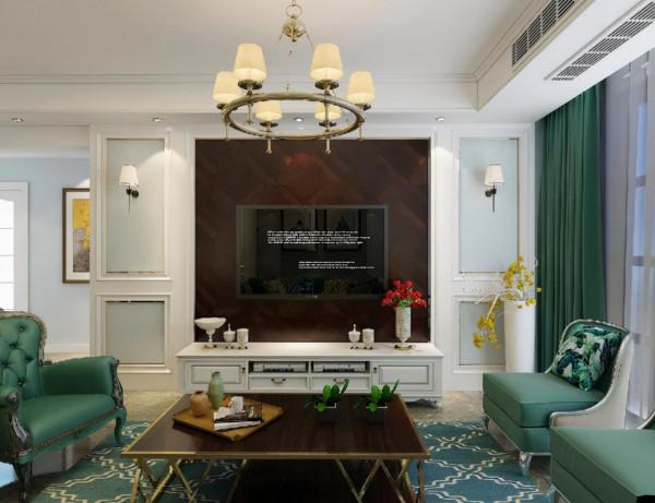 130平美式復古和法式情懷讓空間充滿浪漫優雅的氛圍