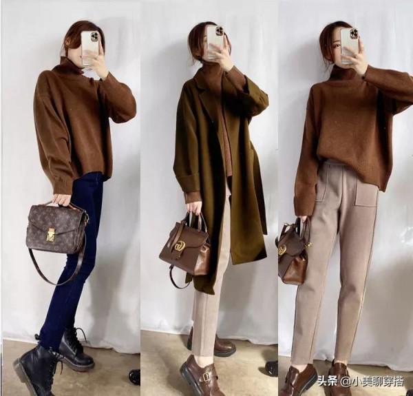 初冬想要打造溫暖高階的look，就交給大地色系的穿搭吧，太好看