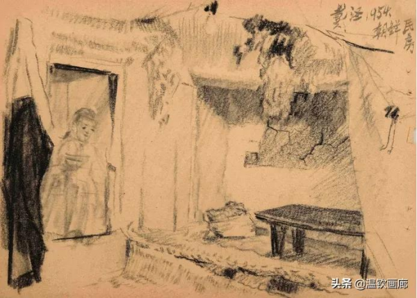 99歲愛國畫家戴澤抗美援朝期間珍貴寫生