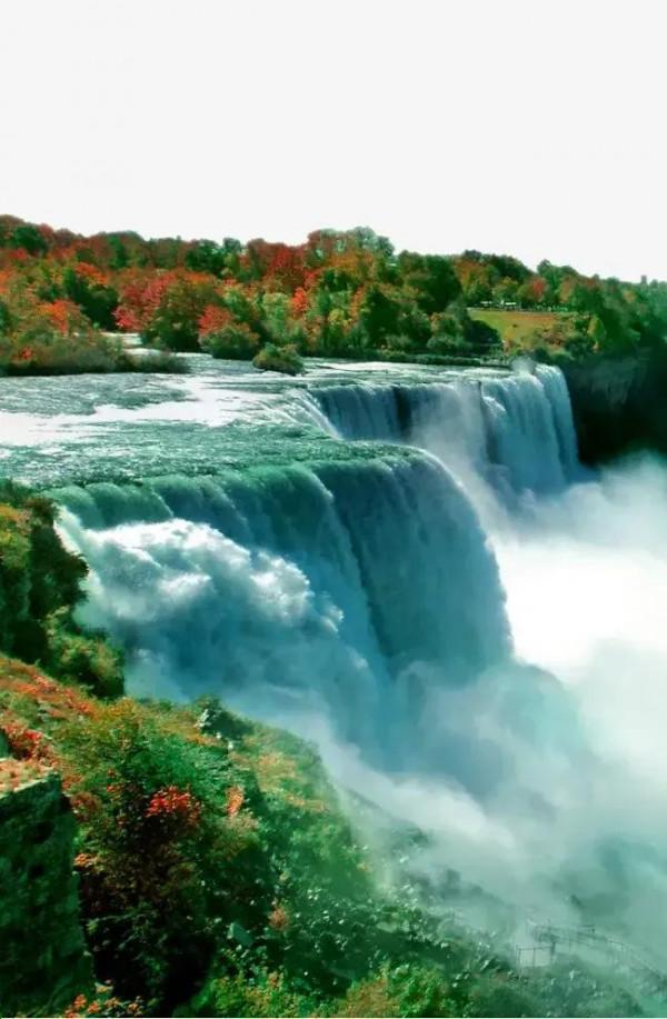 分享，最美瀑布，收藏了.