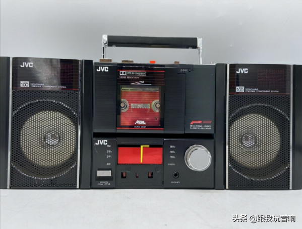 JVC PC-RM100JW盒式錄音機 收音機擴音器 可拆卸行動式組合音響系統 JVC PC-RM100JW盒式錄音機 收音機擴音器 可拆卸行動式組合音響系統