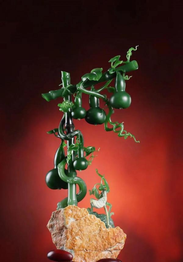 歎為觀止，絕美碧玉，匠心力作