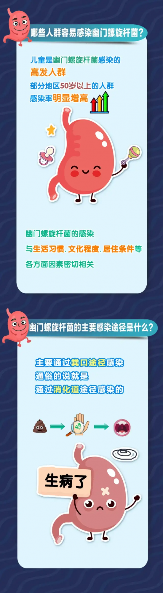 哪些人群容易感染幽門螺旋桿菌？