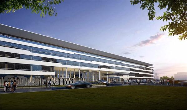 亞洲第一雲計算總部——杭州阿里云云谷亮燈，建築猶如“晶片”