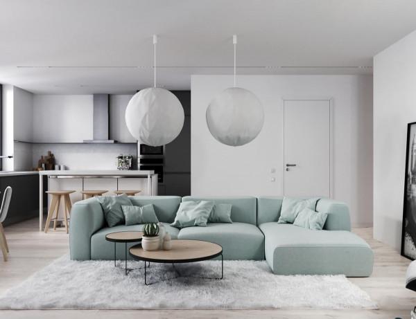 35歲單身妹子獨居62㎡公寓，屋內簡潔高雅，一看就是潔身自好型